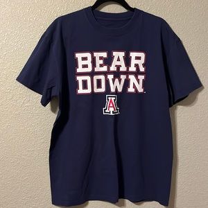 Arizona Wildcats Men’s T shirt BEAR DOWN! Large